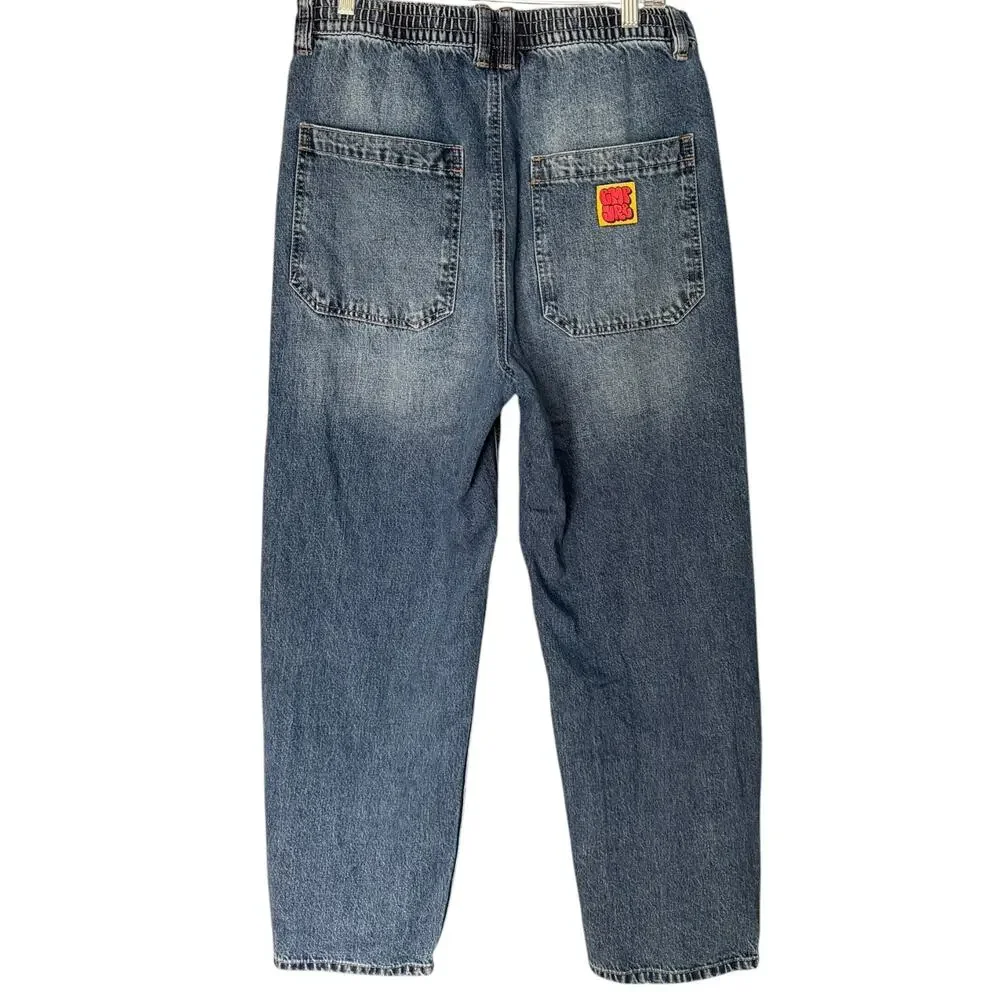 Empyre Johnny Medium Wash Elasic Waist Skate Jeans Men’s Medium